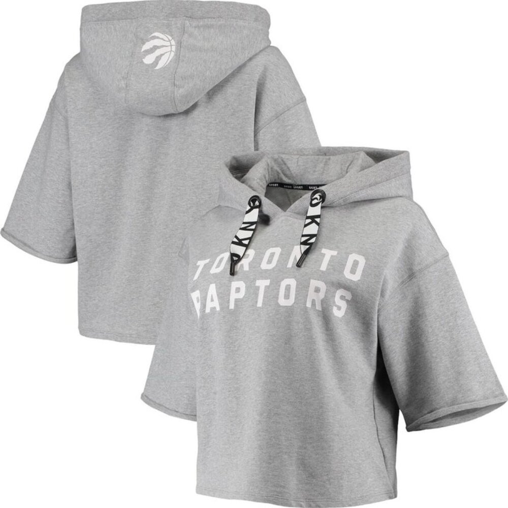 DKNY x NBA | Cropped Raptors Hoodie-XL